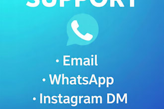 provide friendly customer service and email support for your business