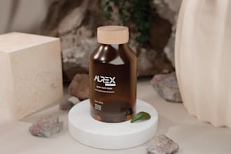create premium 3d cosmetic product renders