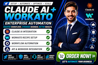 setup claude workato automation workflow claude ai enterprise recipe optimise