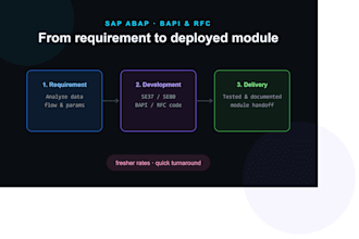 develop bapi and rfc in sap abap