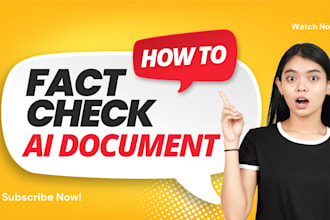 fact check and rewrite ai document