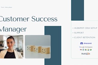 be your customer success, hubspot and discord manager