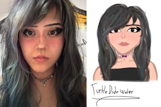 draw anime and cartoon illustrations