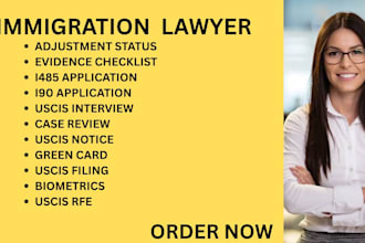 be your immigration lawyer for green card renewal, i485, i90 and uscis support