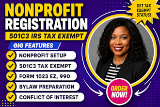 prepare irs form 1023 or 1023 ez for your 501c3 nonprofit organization