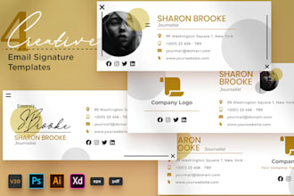 create professional clickable HTML email signature for gmail outlook apple mail