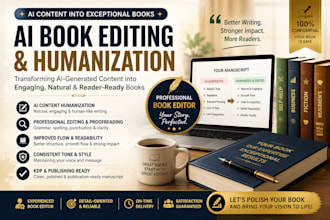 humanize ai content and manually edit rewrite and proofread ai generated content