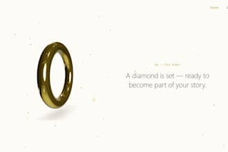 create an animated landing page with react and three js