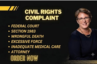 draft a prisoner civil rights complaint for federal court section 1983 attorney