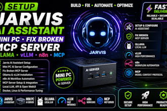 setup jarvis ai assistant mini pc fix broken mcp server ollama vllm n8n mcp