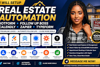 setup real estate jotform follow up boss calendly zapier typeform automation