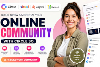 do circle so online course setup circle so online community and membership site