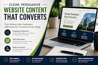 write high converting  website copy that converts visitors