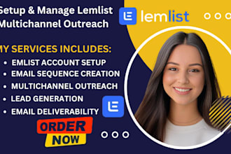 setup and manage lemlist multichannel outreach campaign fix email deliverability
