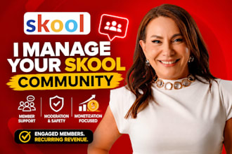 manage skool community monetization, skool member to boost daily engagement