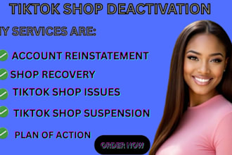 resolve tiktok shop deactivation and restore seller access