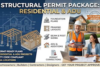 design your structural permit package for residential and adu