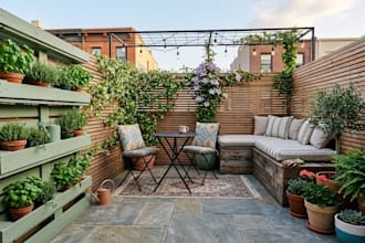 design realistic 3d terrace, patio, and outdoor space renders