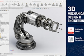 design 3d mechanical design and 3d cad modeling solidworks 3d printing