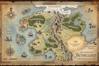 create fantasy, dnd, rpg and custom world maps