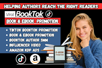 do booktok promotion book promotion booktok author SMM influencer video video ad