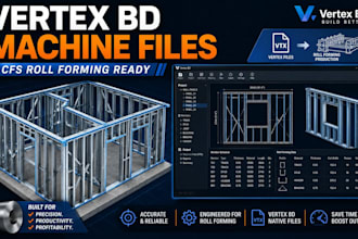 generate cfs panel machine files from vertex bd for your framing machine