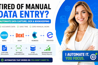integrate xero dext hubdoc envoice for data capture ocr bookkeeping automation