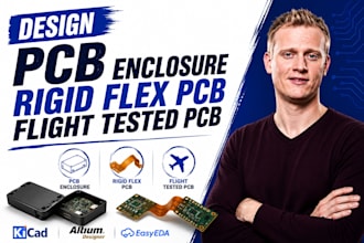 design prototyping, pcb fabrication, manufacturing kicad altium, esp32 enclosure