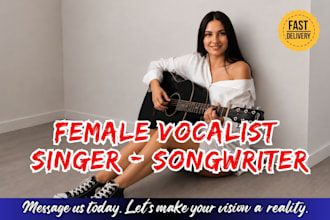 recreate ai song remake ai song as your female vocalist, female edm pop singer