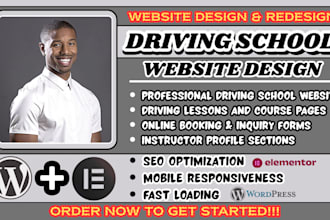 driving school website, driving instructor website, driver education website