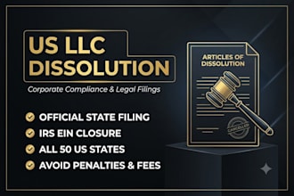 dissolve US llc, close ein, and file articles of dissolution