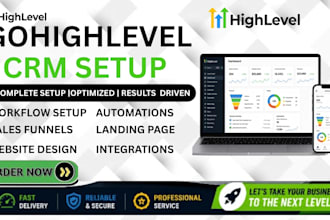 setup gohighlevel CRM, workflow automation