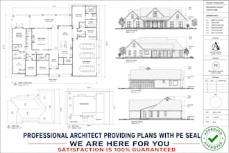 professional architect house plans renovation addition deck remodel with pe seal