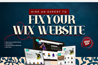 fix wix website not showing on goggle, fix wix layout and wix mobile view