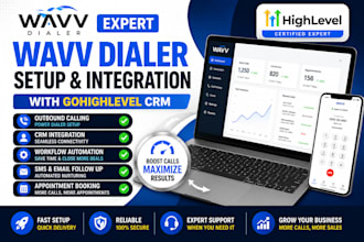 setup wavv dialer with gohighlevel CRM for outbound calling
