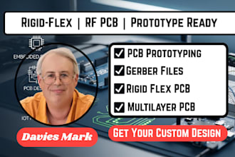 do multilayer rigid flexible pcb design, rf radio pcb design gerber prototyping