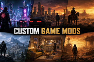 develop unique mods for cyberpunk 2077 gta 5 rdr2 skyrim sims 4 redm fallout 4
