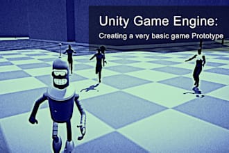 build unity 2d or 3d game prototype with mechanics, ai and gameplay systems