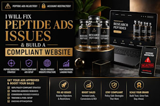 peptide ads peptide marketing google ads facebook ads peptide website store
