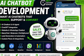 build ai chatbot, ai agent and website chatbot