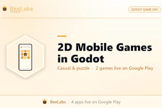 develop a polished 2d mobile game with godot engine