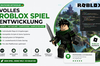 build german full roblox game scripts map builder combat game code development