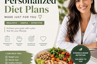 create a fully personalized diet plan for your goals