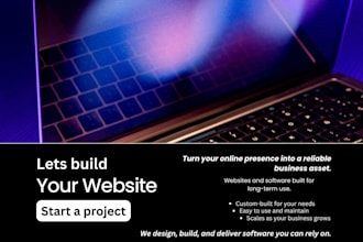 built you a website based on your vision