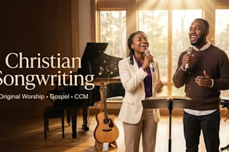 write original christian, gospel, worship and ccm songs