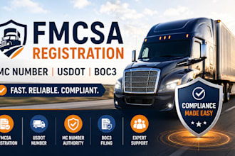 do fmcsa, usdot, mc number, boc3 filing and trucking authority