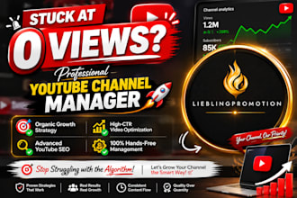 fix your low views as a professional youtube channel manager