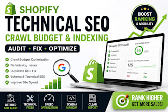 optimize shopify crawl budget and fix technical SEO indexing issues fast