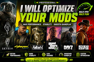 fix optimize mod skyrim cyberpunk 2077 fallout 4 gta 5 mods dayz mod rdr xbox