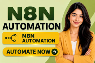 build n8n ai agents , automation , workflows  and ai automation